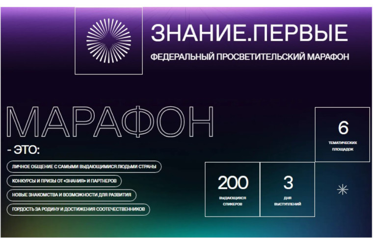 Марафон "Знание. Первые".